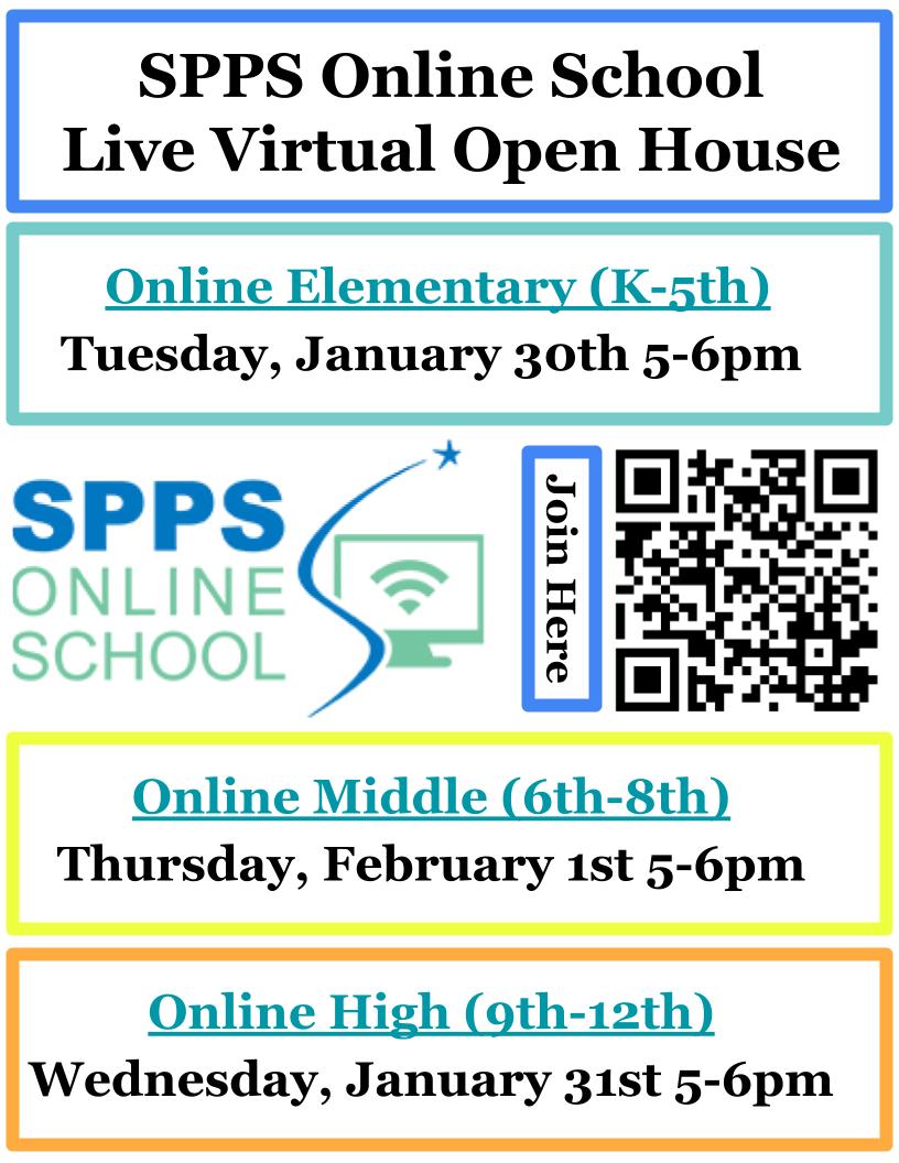 SPPS Online School Winter Open House
